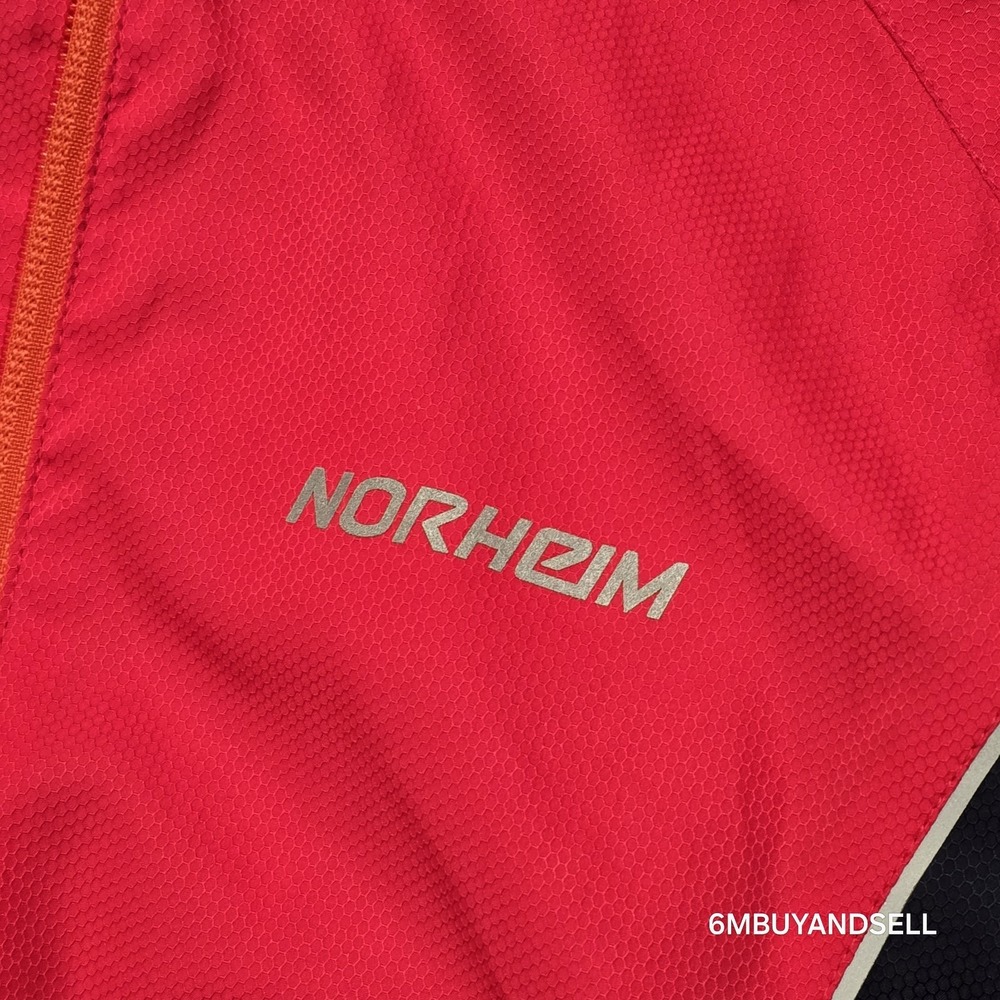 Norheim God Tur Pink Navy Softshell Hiking Jacket Womens Size Medium M Full Zip - Picture 10 of 11